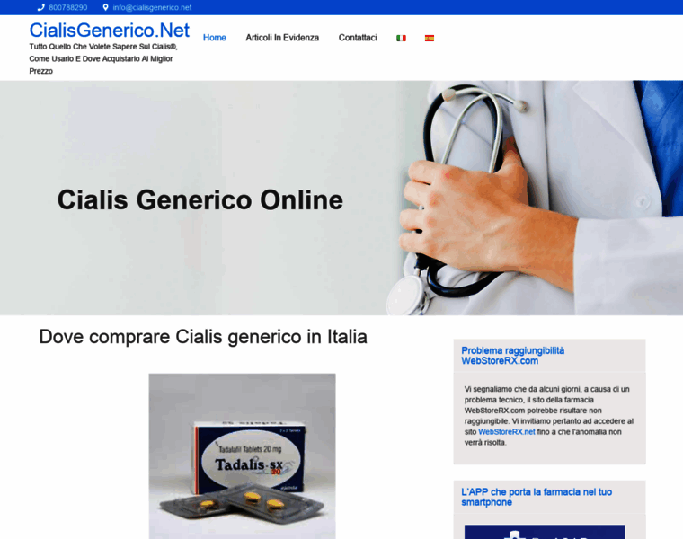 Cialisgenerico.net thumbnail