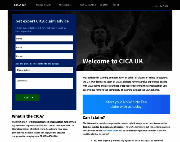 Cica-uk.co.uk thumbnail