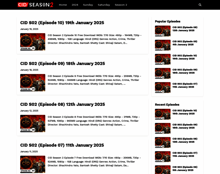 Cidseason2.site thumbnail