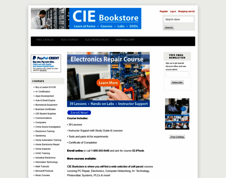 Ciebookstore.com thumbnail