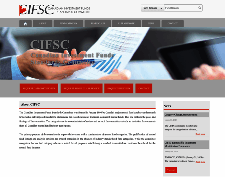 Cifsc.org thumbnail