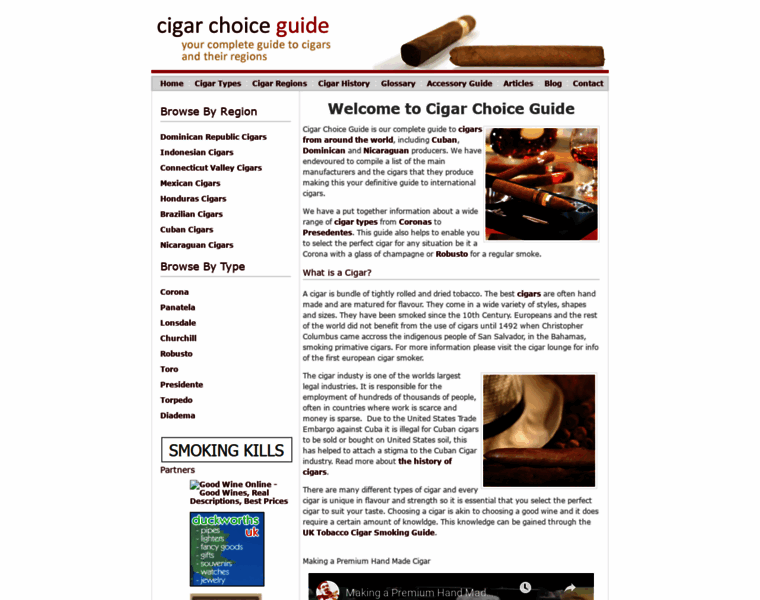 Cigarchoiceguide.com thumbnail