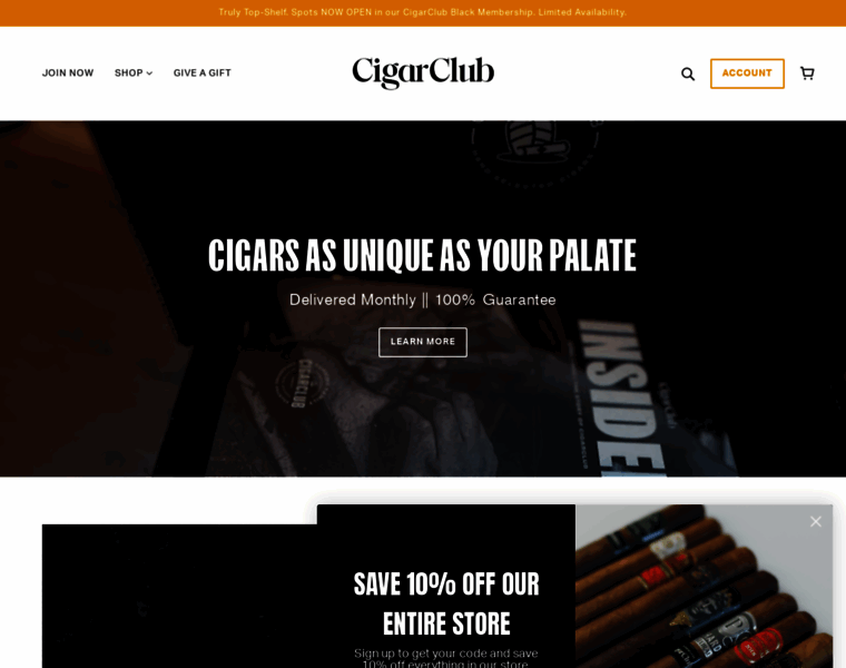 Cigarclub.com thumbnail