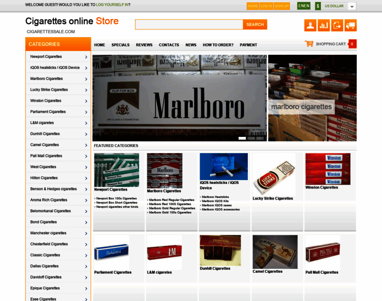 Cigarettessale.com thumbnail