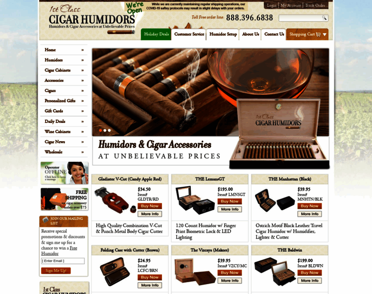 Cigarhumidors-online.com thumbnail