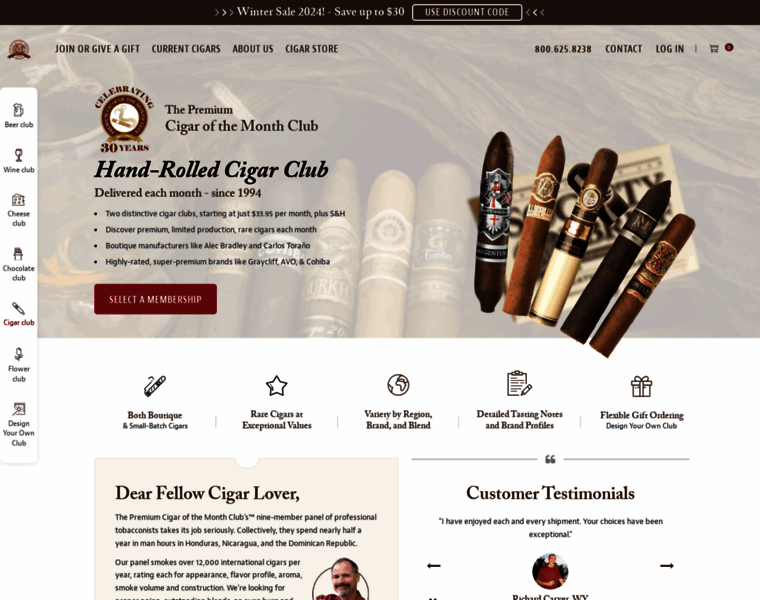 Cigarmonthclub.com thumbnail