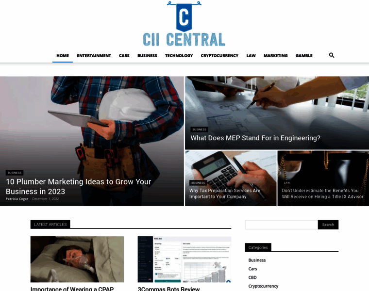 Ciicentral.com thumbnail