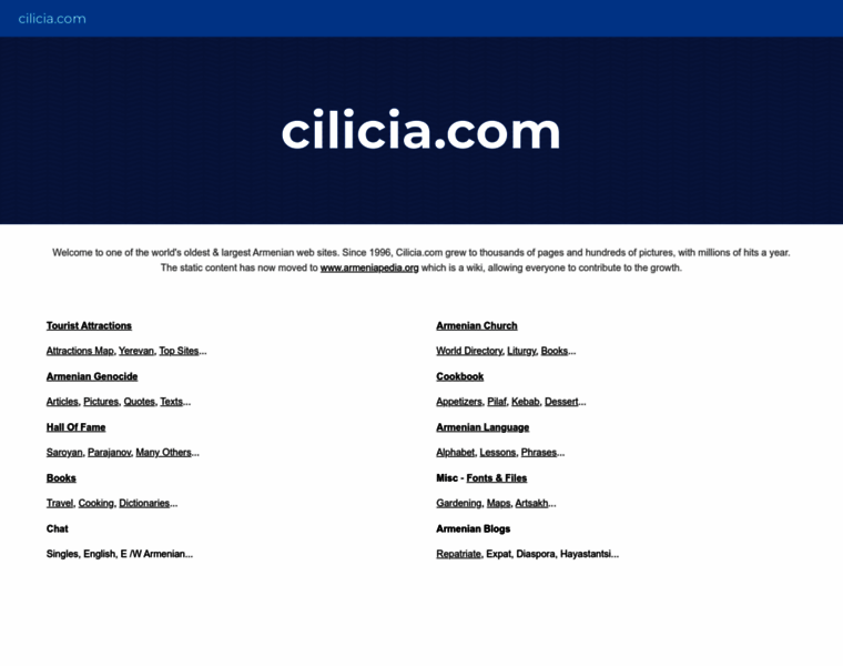 Cilicia.com thumbnail