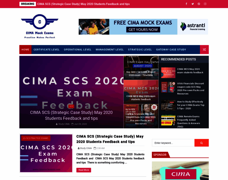 Cimamockexams.com thumbnail
