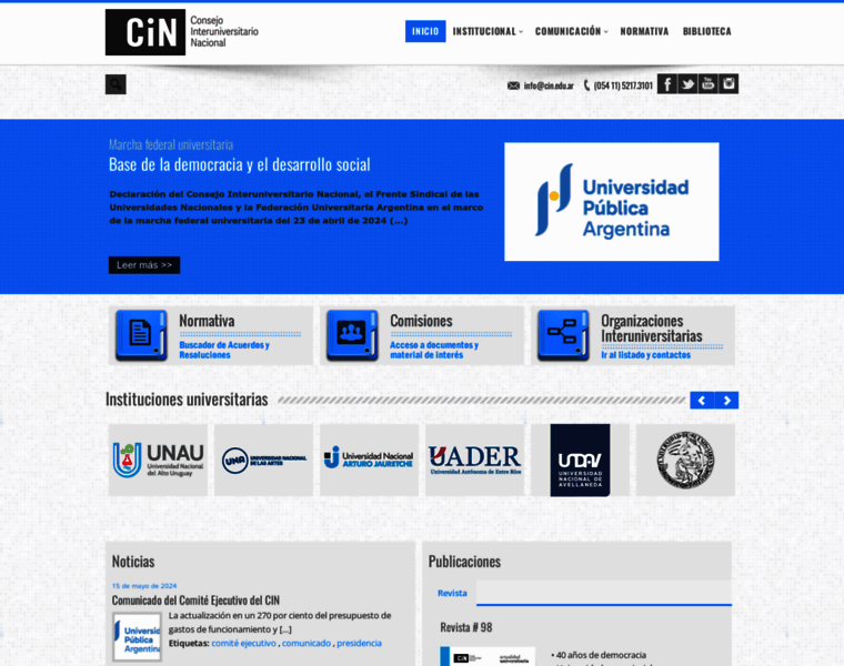 Cin.edu.ar thumbnail