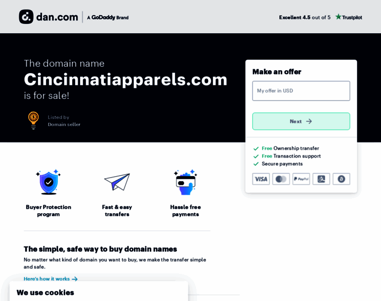 Cincinnatiapparels.com thumbnail Cincinnatiapparels.com thumbnail