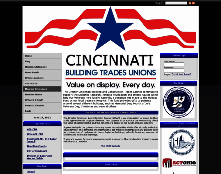 Cincinnatibuildingtrades.org thumbnail