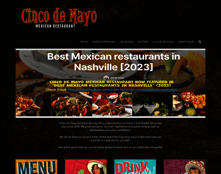 Cincodemayomexicanrestaurant.com thumbnail