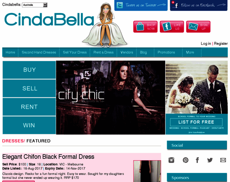 Cindabella.com.au thumbnail
