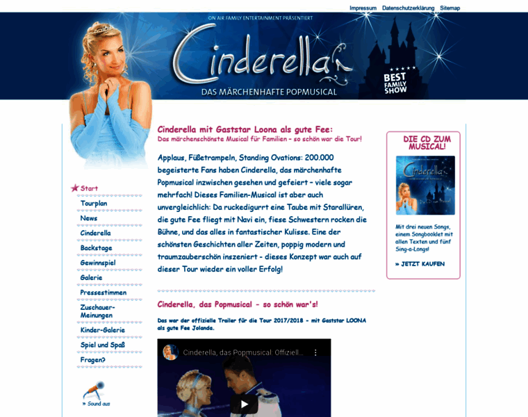 Cinderella-popmusical.de thumbnail