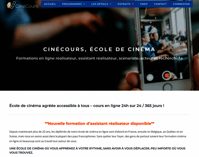 Cinecours.com thumbnail