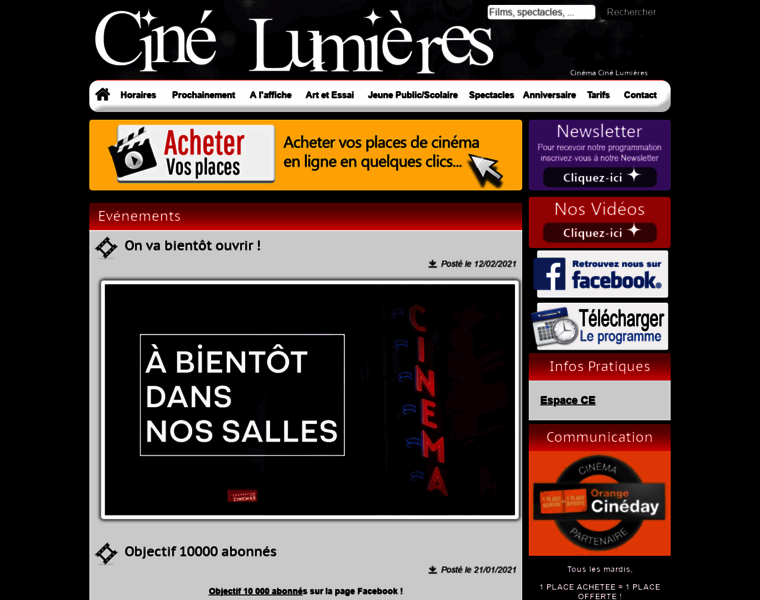Cinema-les-lumieres-armentieres.fr thumbnail