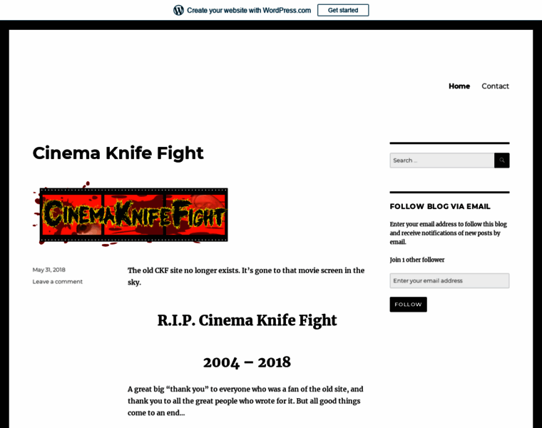 Cinemaknifefight.com thumbnail