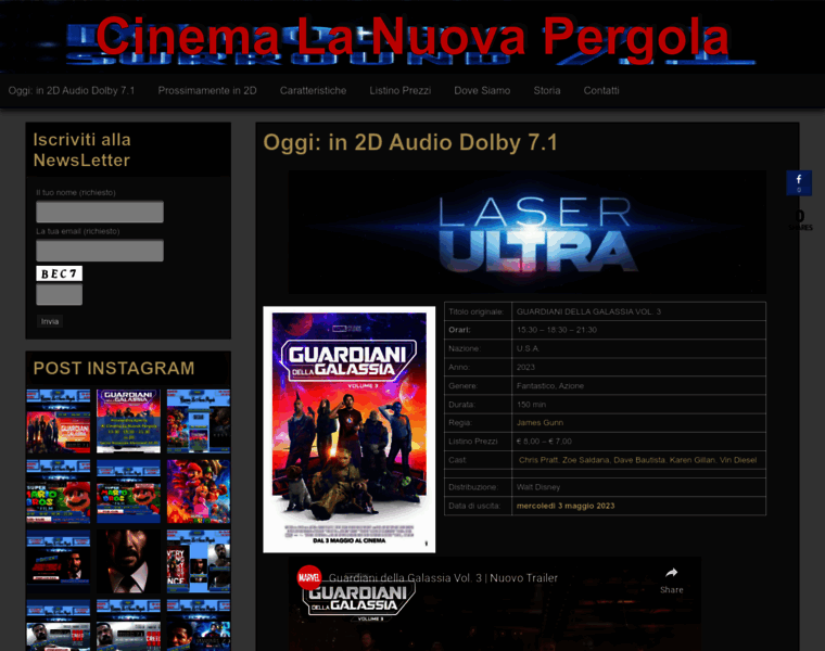 Cinemanuovapergola.it thumbnail