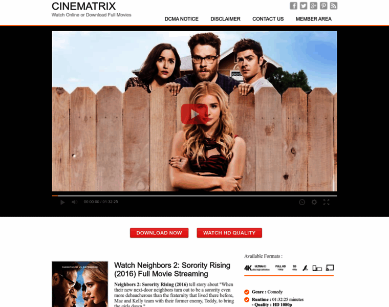 Cinematrix.us thumbnail