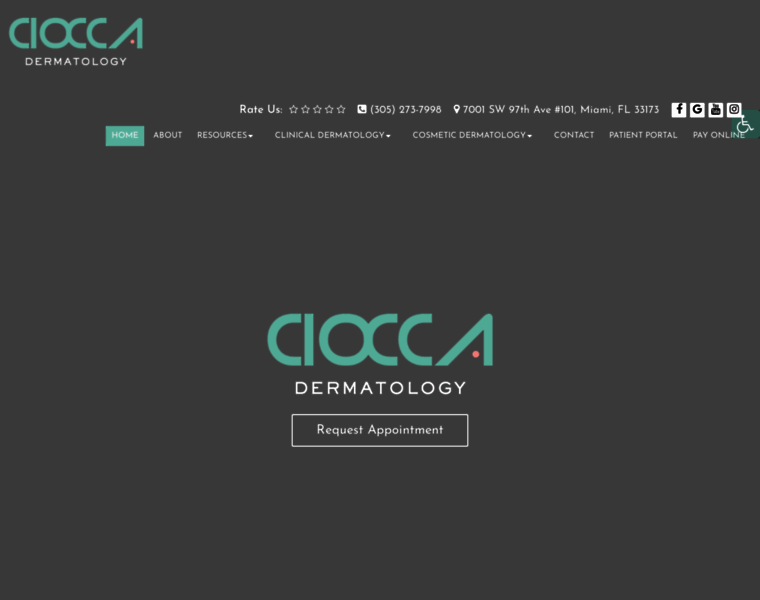 Cioccadermatology.com thumbnail