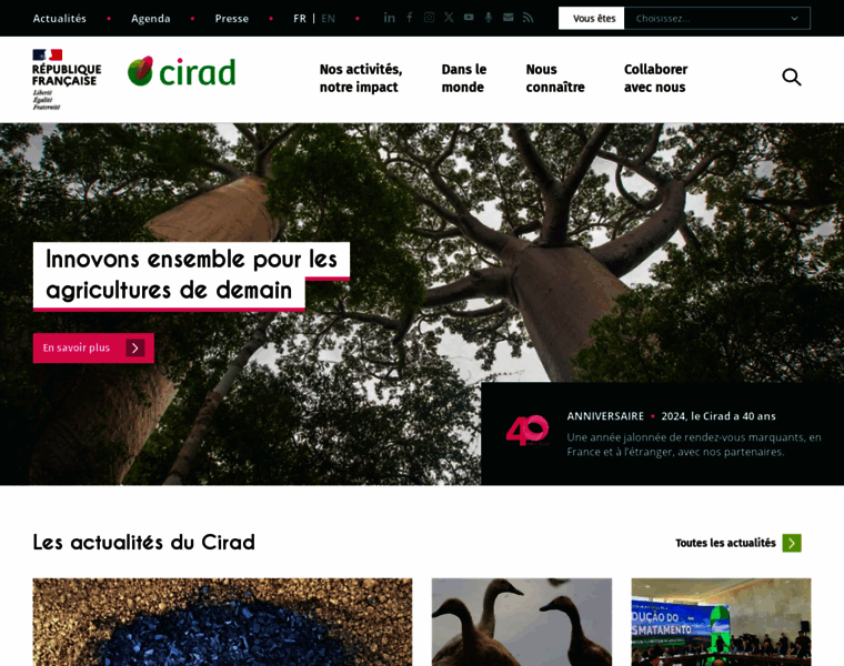 Cirad.fr thumbnail