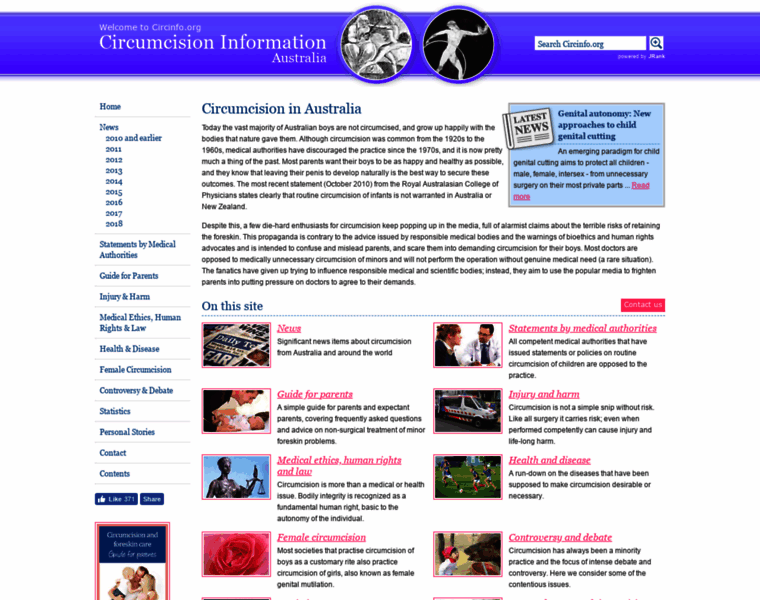 Circinfo.org thumbnail