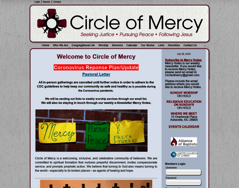 Circleofmercy.org thumbnail