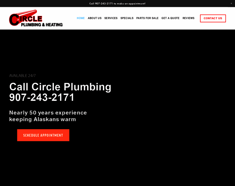 Circleplumbingandheating.com thumbnail