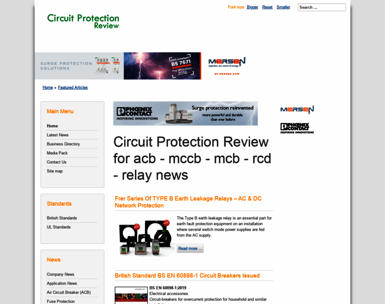 Circuit-protection.co.uk thumbnail