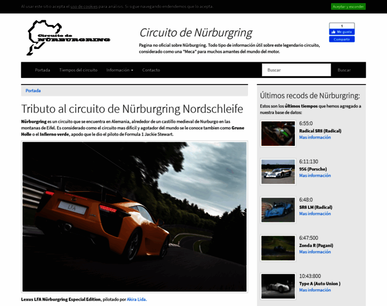 Circuitodenurburgring.com thumbnail