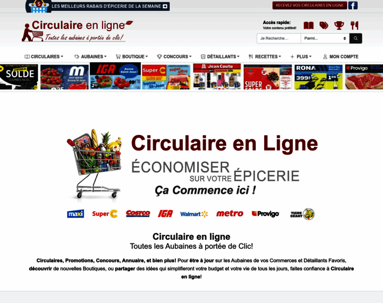Circulaire-en-ligne.ca thumbnail Circulaire-en-ligne.ca thumbnail