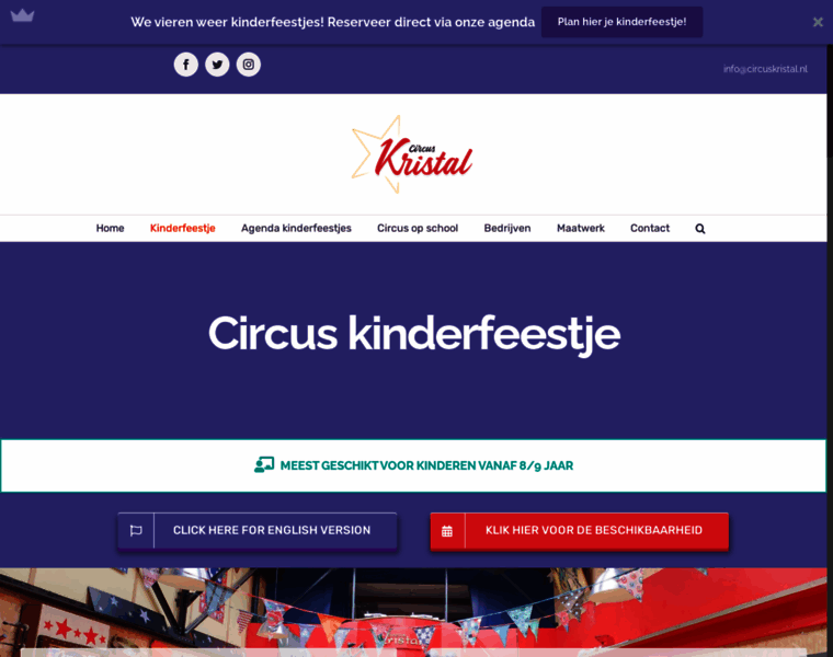 Circuskinderfeestje.nl thumbnail