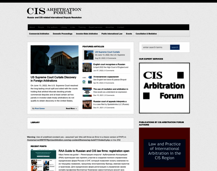 Cisarbitration.com thumbnail