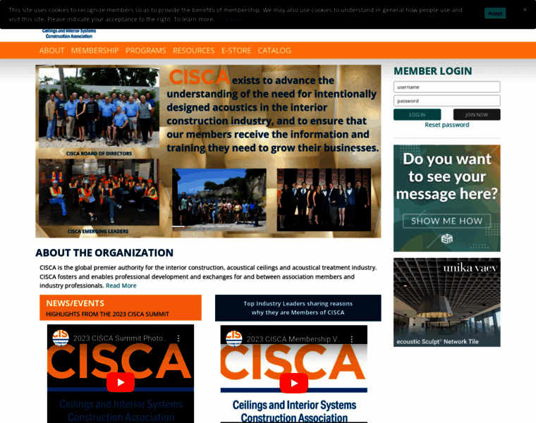 Cisca.org thumbnail