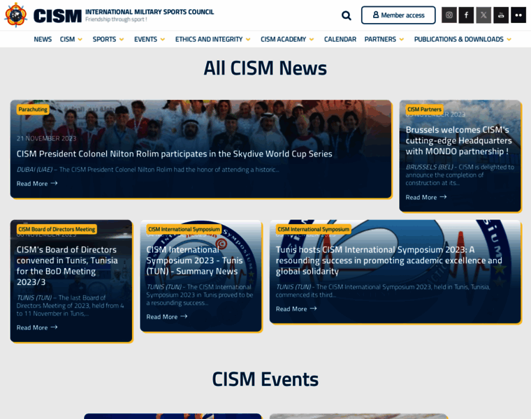 Cism-milsport.org thumbnail