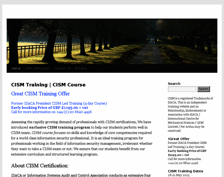 Cism-training.com thumbnail