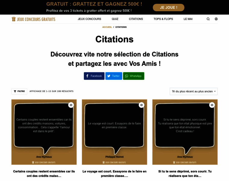Citations-fr.com thumbnail