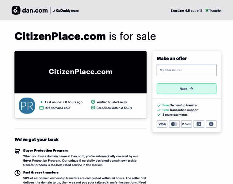 Citizenplace.com thumbnail