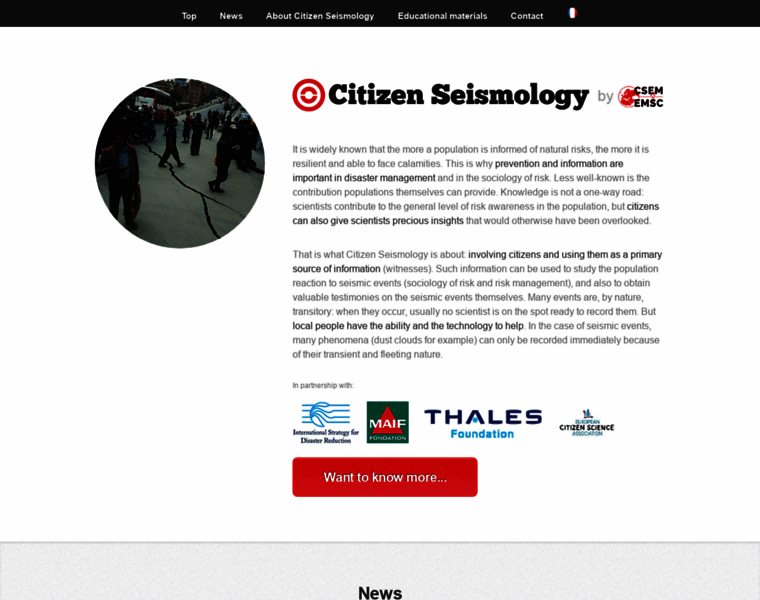 Citizenseismology.eu thumbnail