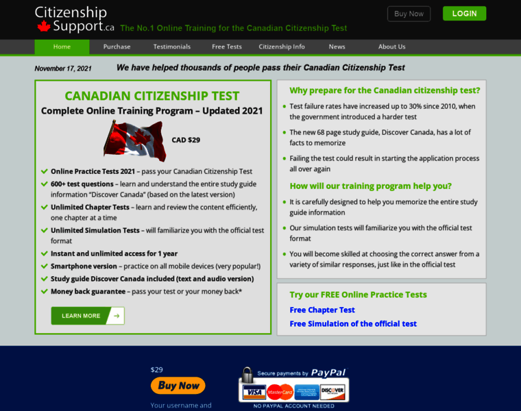 Citizenshipsupport.ca thumbnail