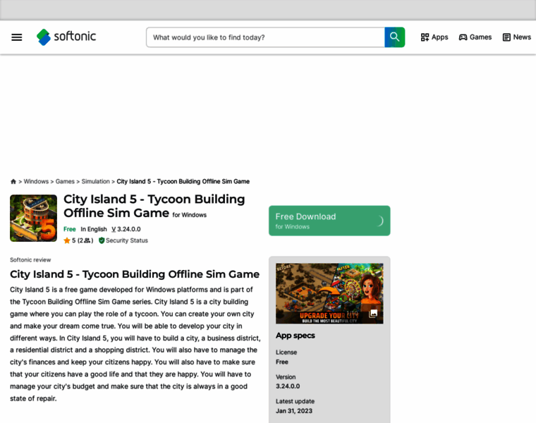 City-island-5-tycoon-building-offline-sim-game.en.softonic.com thumbnail