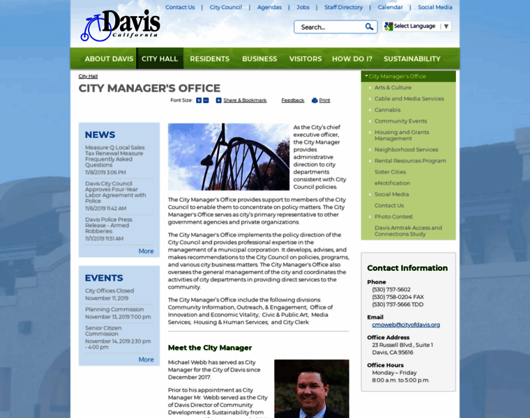 City-managers-office.cityofdavis.org thumbnail