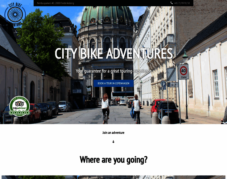 Citybikeadventures.com thumbnail