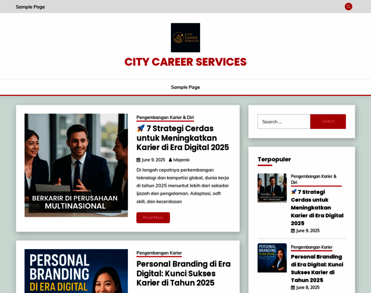 Citycareerservices.com thumbnail