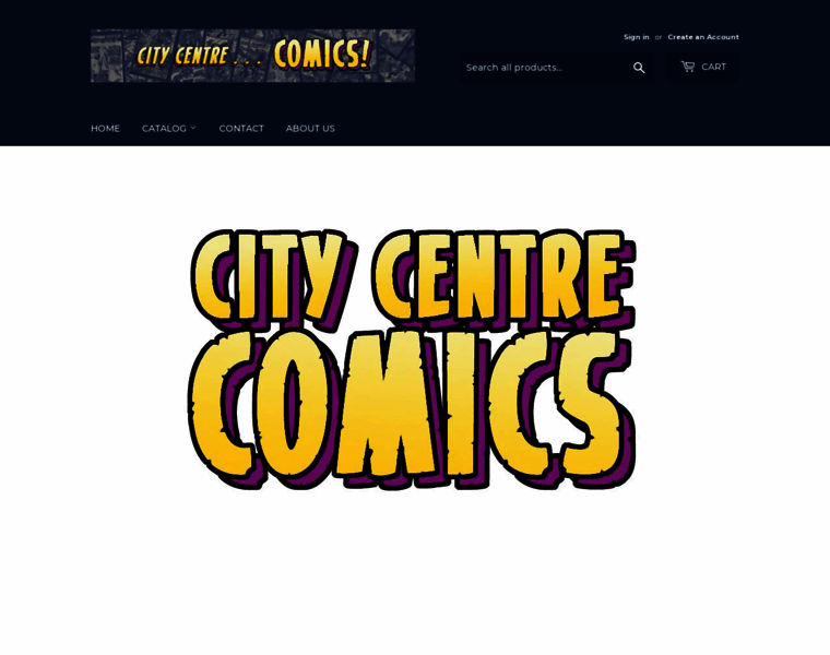 Citycentrecomics.com thumbnail