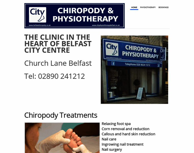 Citychiropodybelfast.co.uk thumbnail