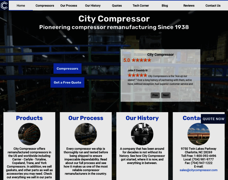 Citycompressor.com thumbnail