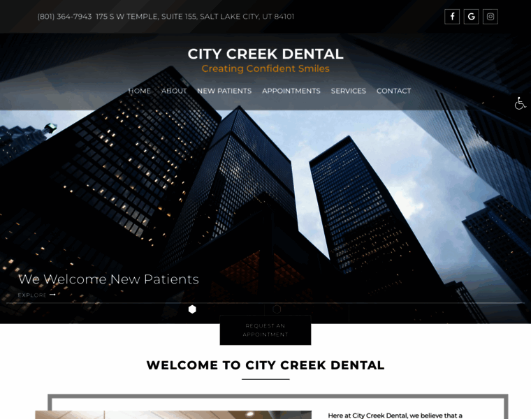 Citycreekdental.com thumbnail