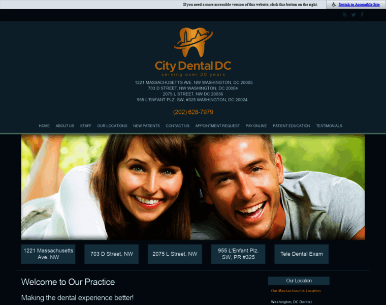 Citydentaldc.com thumbnail